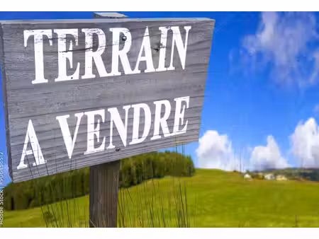 terrain constructible viabilisé à vendre