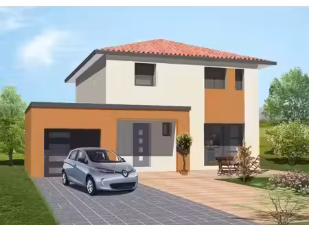 terrain avec maison neuve à vendre