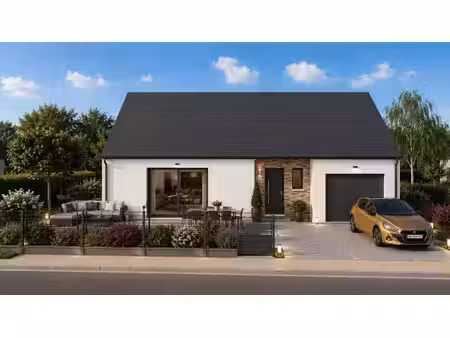 terrain avec maison neuve à vendre