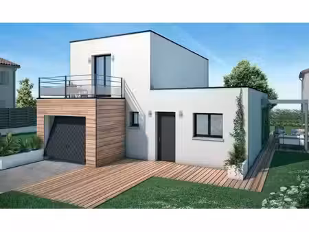 terrain avec maison neuve à vendre
