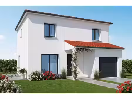 terrain avec maison neuve à vendre