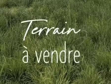 terrain constructible à vendre