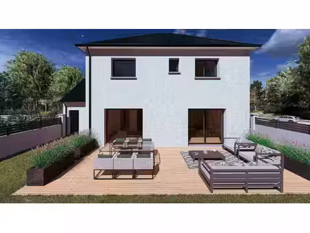terrain avec maison neuve à vendre