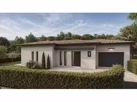 terrain avec maison neuve à vendre