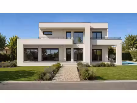 terrain avec maison neuve à vendre