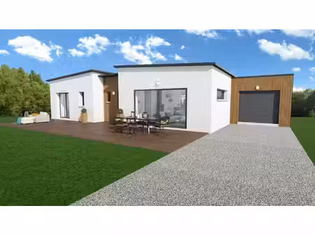 terrain avec maison neuve à vendre