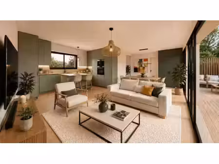 terrain avec maison neuve à vendre