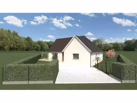 terrain avec maison neuve à vendre
