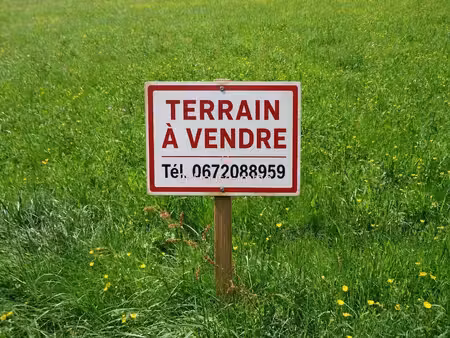 terrain constructible à vendre