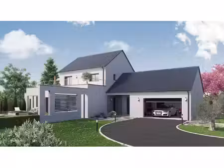 terrain avec maison neuve à vendre
