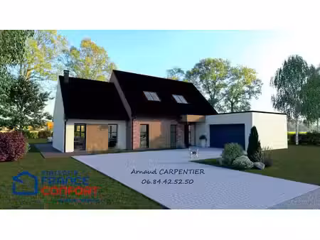terrain avec maison neuve à vendre