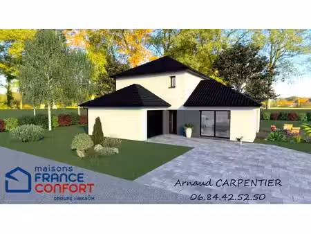 terrain avec maison neuve à vendre