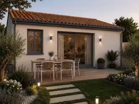 terrain avec maison neuve à vendre
