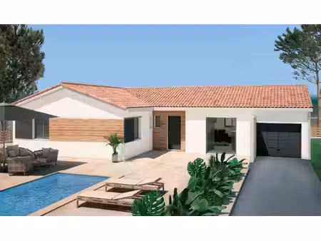 terrain avec maison neuve à vendre