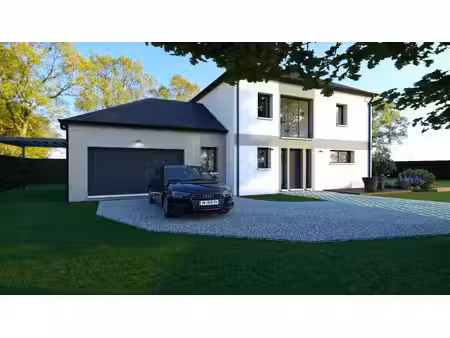 terrain avec maison neuve à vendre