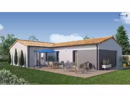 terrain avec maison neuve à vendre