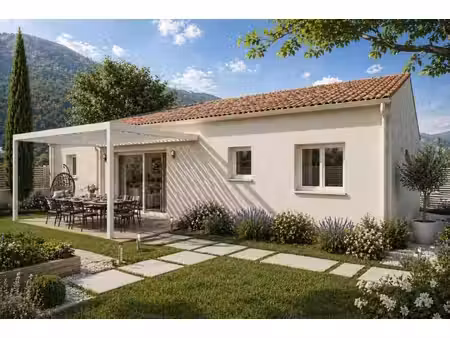 terrain avec maison neuve à vendre