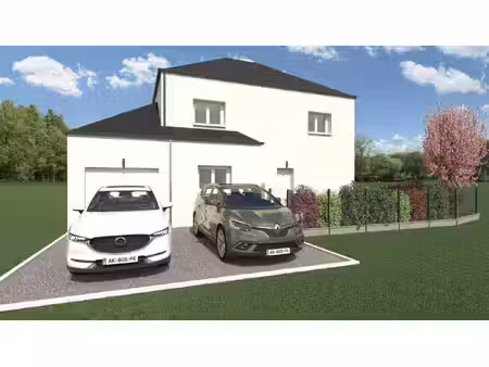 terrain avec maison neuve à vendre