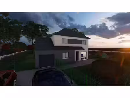 terrain avec maison neuve à vendre