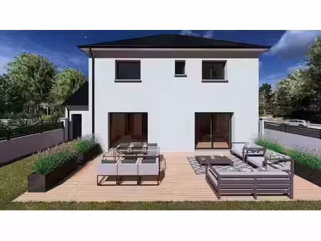 terrain avec maison neuve à vendre