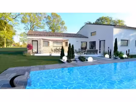 terrain avec maison neuve à vendre