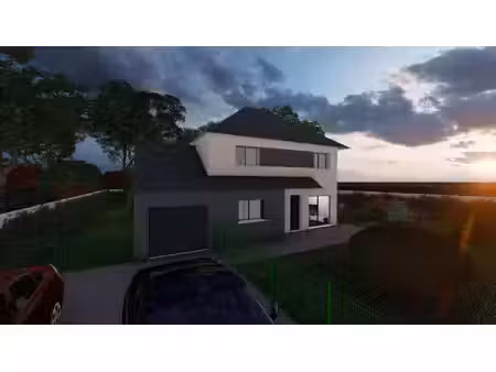 terrain avec maison neuve à vendre