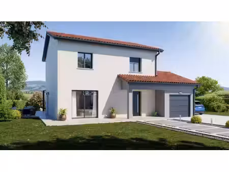 terrain avec maison neuve à vendre