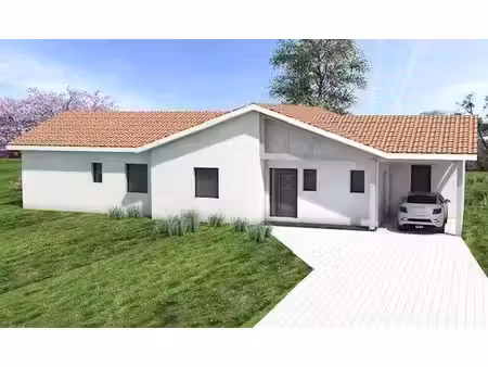 terrain avec maison neuve à vendre