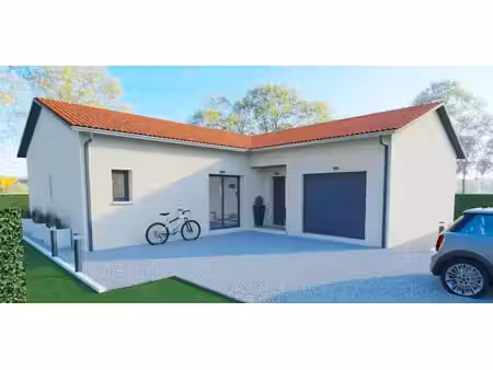 terrain avec maison neuve à vendre