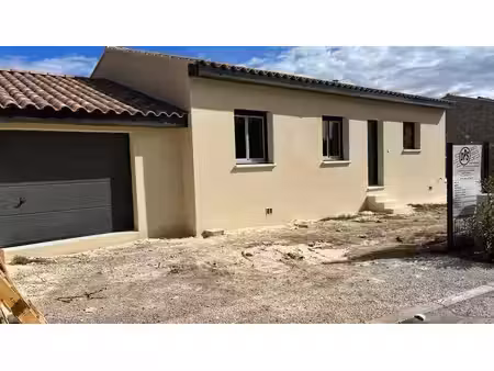 terrain avec maison neuve à vendre