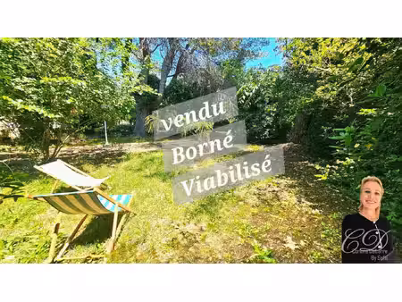 terrain constructible viabilisé à vendre