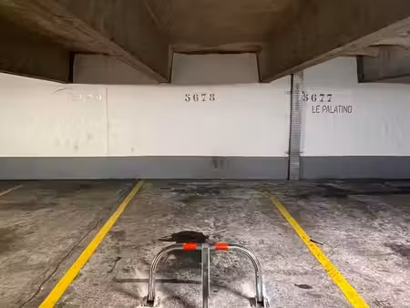 parking sécurisé avec arceau stop-car – 5 av. de choisy (paris 13)