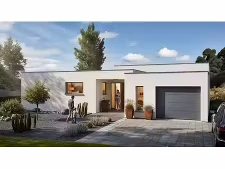 terrain avec maison neuve à vendre
