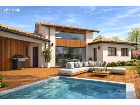 projet de construction d'une maison 140 m² avec terrain à bouliac (33)
