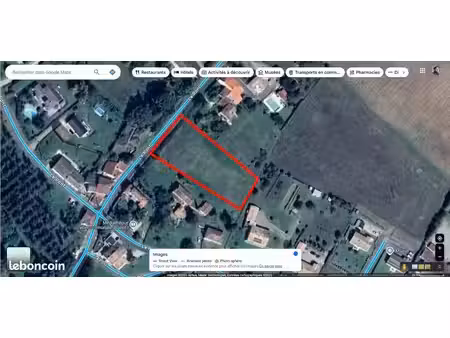 terrain constructible 3400m2