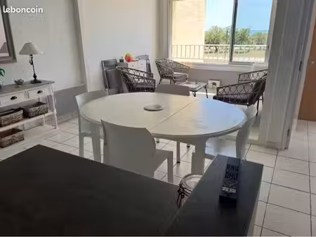 à vendre – superbe appartement t2 meublé avec vue mer exceptionnelle