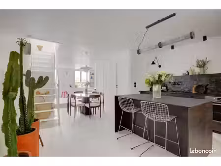 t4 94m² - loft atypique rénové par une architecte d'intérieur  quartier totem