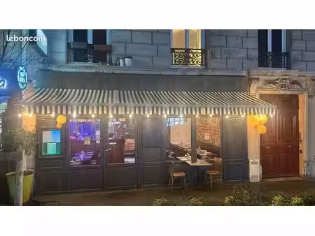 à vendre – restaurant paris 18e très belle opportunité – restaurant clé en main