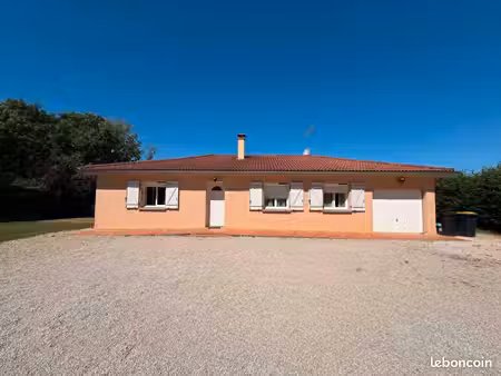 maison plain-pied 101 m² – 3 chambres – terrain 1 500 m² – cormoz (01560)