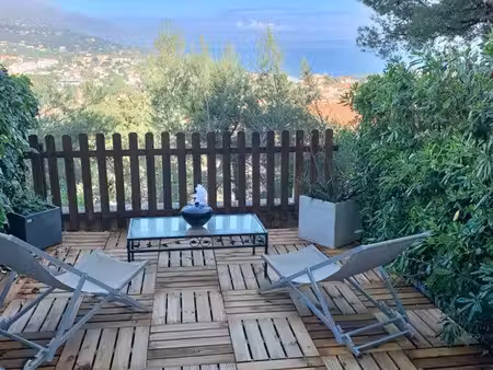 bel appartement t1 jardinet+vue mer