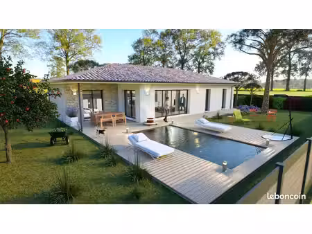 projet de construction d'une maison 123 m² avec terrain à saint-laurent-medoc (33)