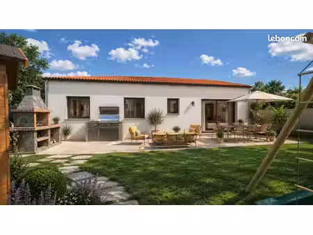 maison contemporaine 90 m² avec garage à portiragnes – terrain 300 m² proche mer et bézier