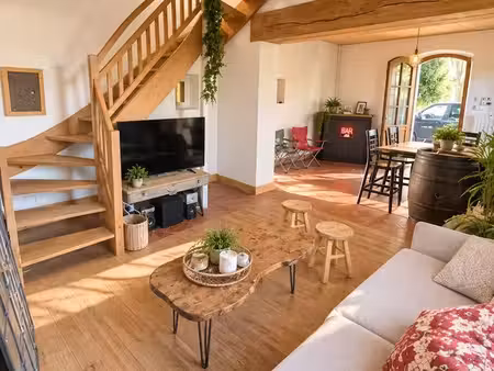 maison de caractère avec grand jardin arboré – lescure  proche saint-girons