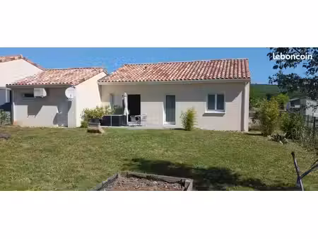 maison de plein-pied (octobre 2022) - chomérac - dpe a - terrain 620 m2