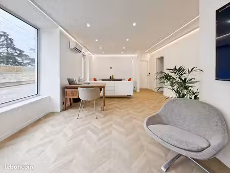 bien atypique 50 m² – commerce & appartement – jardin  box 22 m²  cave grenier