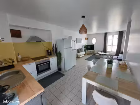 grand appartement meublé 99 m² – 5 chambres – courdimanche