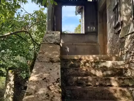 maison pierre + grange 60m2- terrain 633m2-dossier archi et annah prêt-villefranche de rou