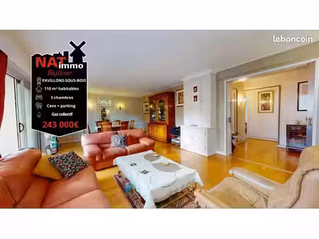 appartement 5 pièces 110 m²