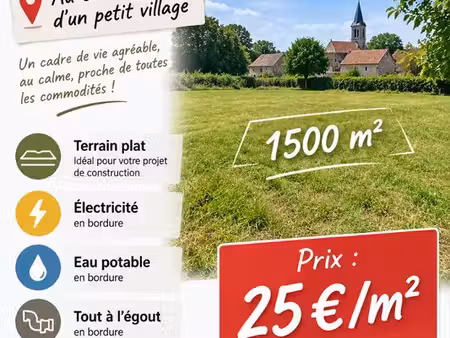 terrain 1500 m2