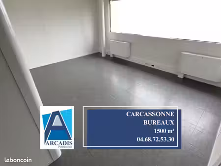 bureaux 1500 m² carcassonne
